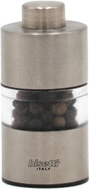 Bisetti Orta Mini Stainless Steel Pepper Mill, 2-9/16-Inches - BisettiUSA