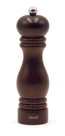 Bisetti Sorrento Walnut Stained Beechwood Salt Mill With Adjustable Grinder, 7.5 Inch / 19 cm - BisettiUSA