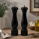 Bisetti Firenze 32 cm (12.6") Pepper Mill – Black Lacquered Beechwood – Made in Italy