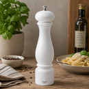 Bisetti Firenze 22 cm (8.66") White Lacquered Pepper Mill – Made in Italy