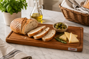 Bisetti Beechwood Cutting Board with Juice Groove, 13.8 x 9 x-0.75-Inches | Made in Italy