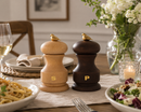 Bisetti Bird Walnut Stained Beechwood Pepper Mill with Adjustable Carbon Steel Grinder, 4.33 Inches (11 cm) | Made in Italy