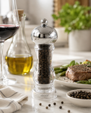 A Bisetti pepper mill grinder with a polished chrome head-Bisetti-USA