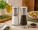 Bisetti La Spezia Glass Bottle Pepper Mill, 5.7 Inch (14.5 cm) – Adjustable Grinder | Made in Italy