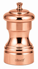 Bisetti Messina Salt Mill With Copper Finish and Adjustable Grinder, 10 cm / 3.9 Inches