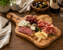 Bisetti Olive Wood Rustic Cutting Board – 12.19 × 5.5 Inches | Made in Italy