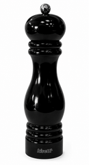 Bisetti Sorrento Black Lacquered Beechwood Salt Mill, 7-1/2-Inches - BisettiUSA