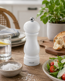 Bisetti white lacquered salt mill from the sorrento collection-Bisetti-USA