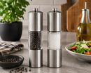 Bisetti Terni Acrylic & Stainless Steel Salt Mill – 7.5 Inches | Made in Italy
