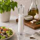 Bisetti Verona Clear Acrylic Salt Mill – 9.6 Inches | Made in Italy