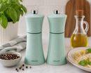 Bisetti Verona Light Blue Lacquered Wood Pepper Mill, 5-1/8-Inches