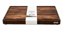 Bisetti Walnut Wood Cutting Board With Sauce Groove & Non-Skid Feet, 27-1/2 x 19-11/16-Inches - BisettiUSA