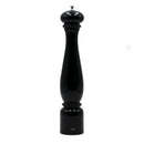 Bisetti Firenze Black Lacquered Beechwood Pepper Mill, 24-1/2-Inches - BisettiUSA