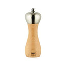 Bisetti Rimini Natural Wood and Stainless Steel Pepper Mill, 7-1/16-Inches - BisettiUSA