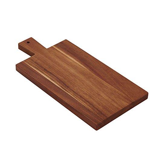 Bisetti Acacia Wood Cutting Board With Handle, 14-13/16 x 7-1/16-Inches - BisettiUSA