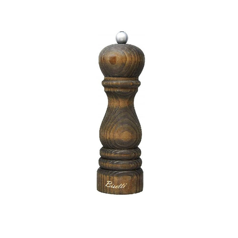 Bisetti Vintage Fir Wood "Shabby" Pepper Mill, 7-1/2-Inches - BisettiUSA