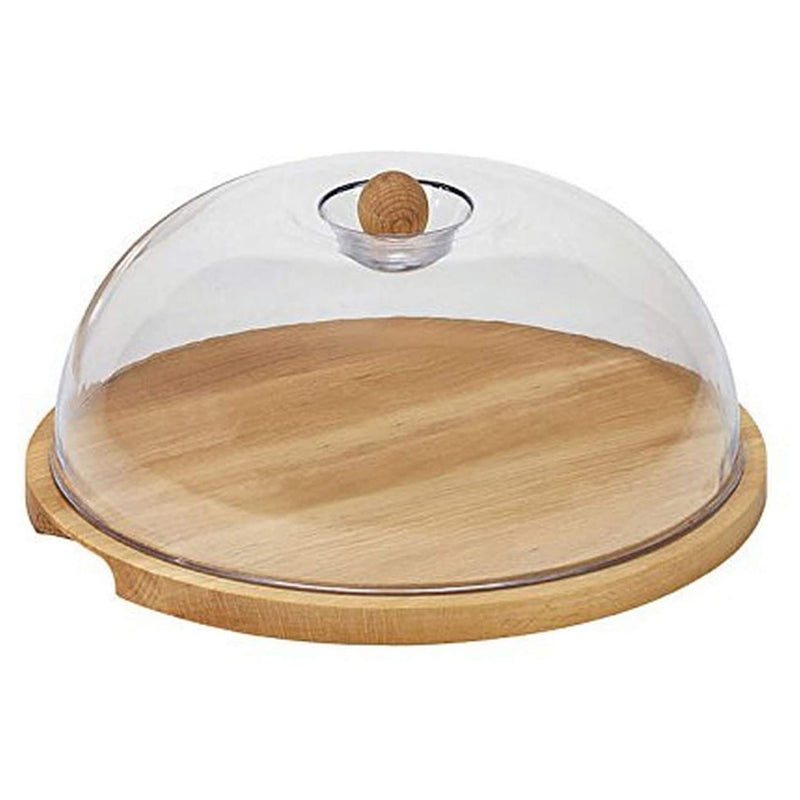Bisetti Beechwood Cheese Holder Without Handles, 12-3/16 x 5-1/2-Inches - BisettiUSA