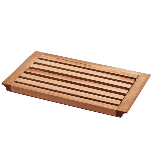 Bisetti Beechwood Cutting Board for Bread, 15-1/16 x 8-11/16-Inches - BisettiUSA