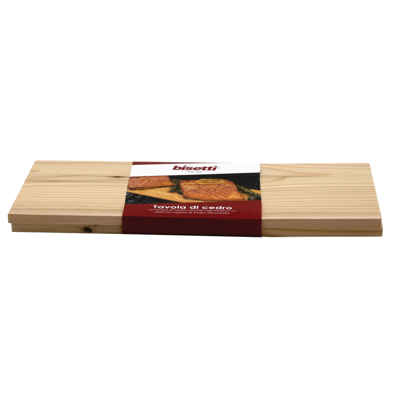 Bisetti Cedar Wood 2-Piece Cutting Board Set, Large - BisettiUSA