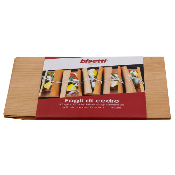 Bisetti Cedar Wood 8-Piece Food Wrap Set - BisettiUSA