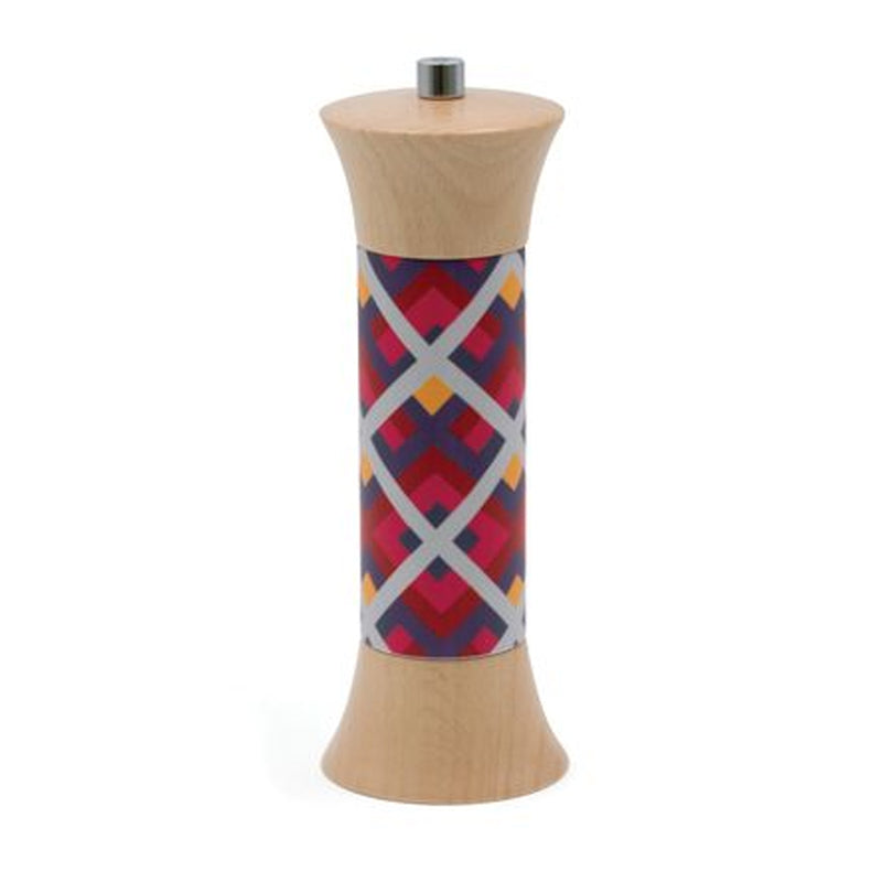 Bisetti Fantasia Beechwood Salt Mill With UV Printed Decoration, 7-7/8-Inches - BisettiUSA
