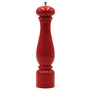 Bisetti Firenze Red Lacquered Beechwood Pepper Mill, 12-5/8-Inches - BisettiUSA