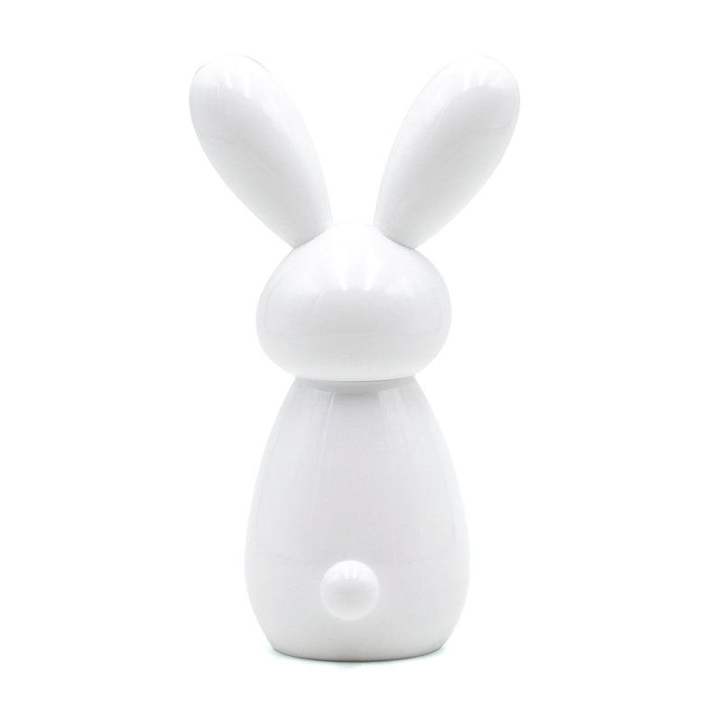 Bisetti Icons White Lacquered Beechwood "Rabbit" Spice Mill, 7-1/2-Inches - BisettiUSA
