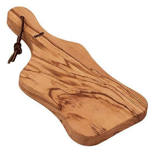 Bisetti Olive Wood Rustic Cutting Board, 12-3/16 x 5-1/2-Inches - BisettiUSA