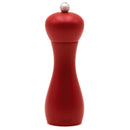 Bisetti Rimini Burgundy Stained Beechwood Salt Mill, 7-1/16-Inches - BisettiUSA