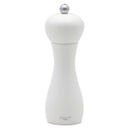 Bisetti Rimini White Stained Beechwood Salt Mill, 7-1/16-Inches - BisettiUSA