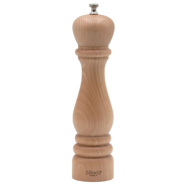 Bisetti Roma Beechwood Salt Mill, 9-7/8-Inches - BisettiUSA