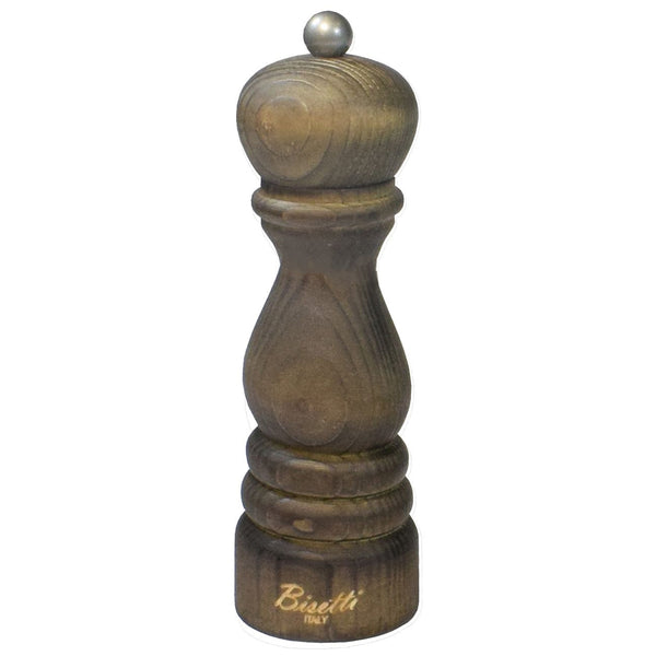 Bisetti Vintage Fir Wood "Shabby" Pepper Mill, 7-1/2-Inches - BisettiUSA