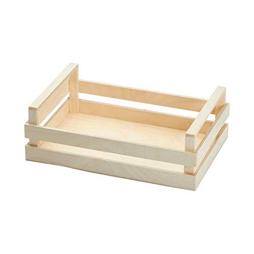 Bisetti Birch Plywood Box / Tray "L", 11-13/16 x 7-7/8 x 3-15/16-Inches - BisettiUSA