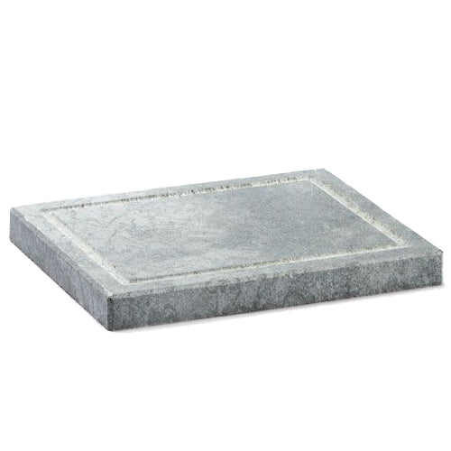 Bisetti Rectangular Replacement Cooking Stone, 6-1/4 x 7-7/8-Inches - BisettiUSA